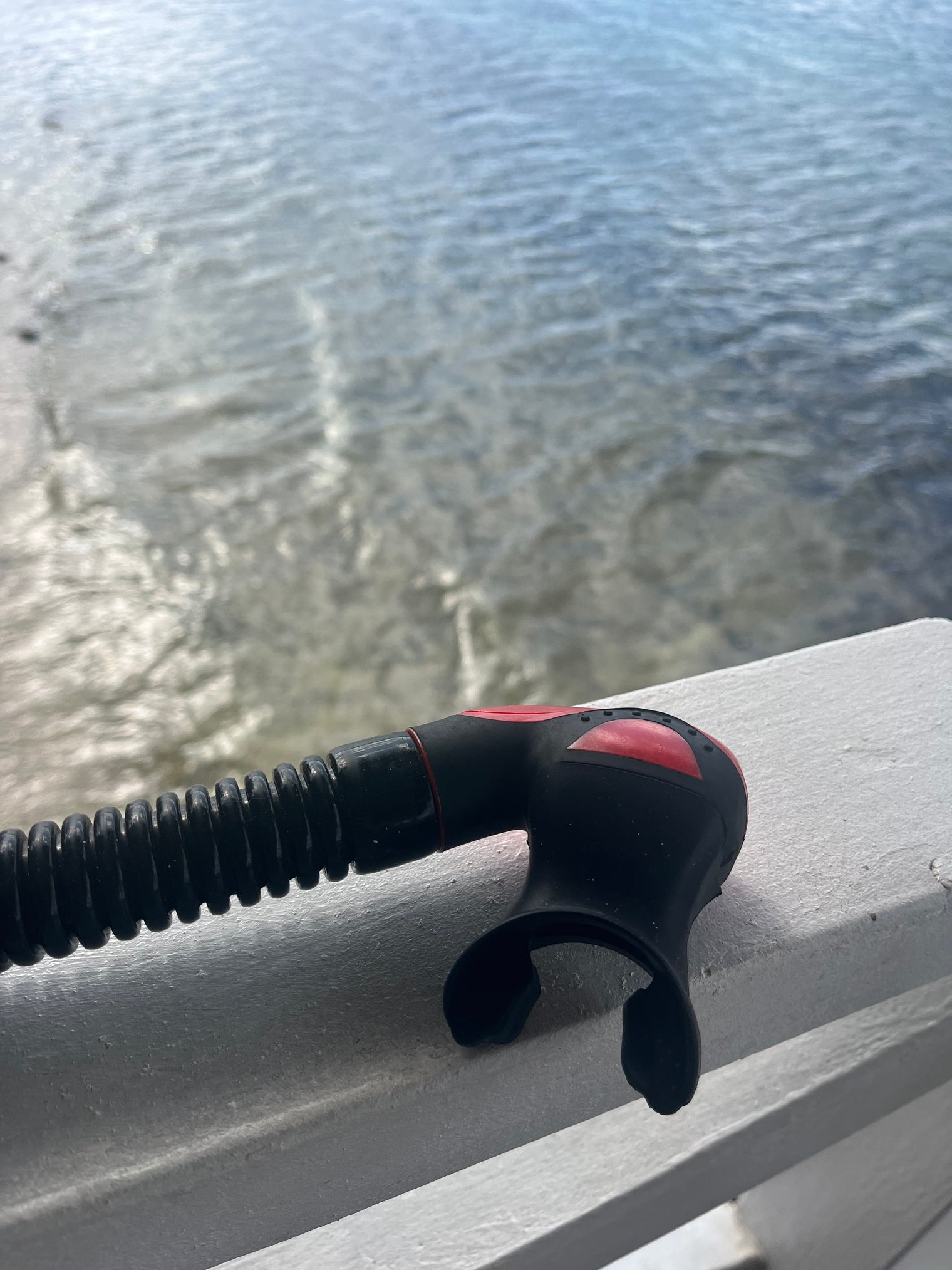 Apnea Purge Snorkel - Black/Red Best Seller
