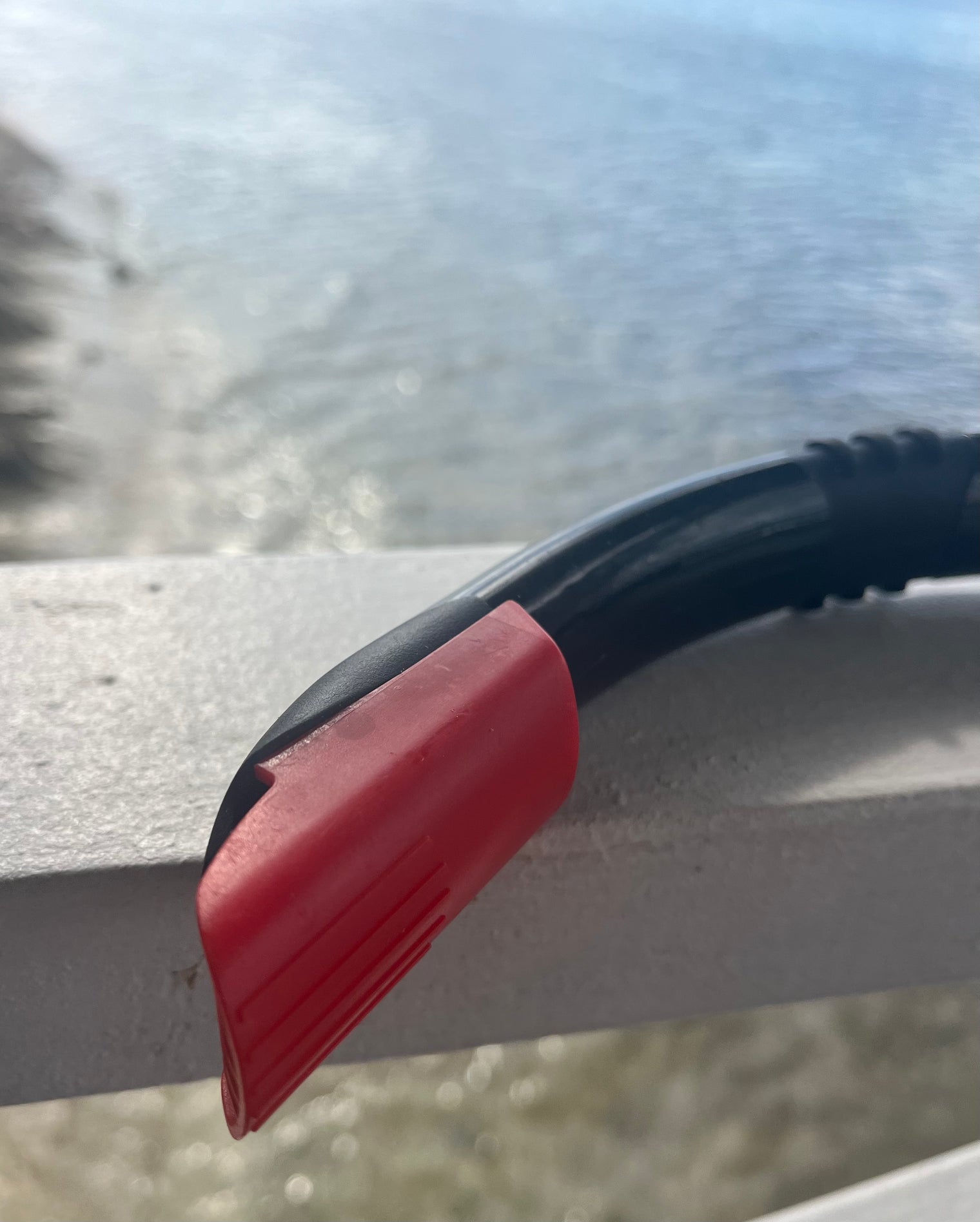 Apnea Purge Snorkel - Black/Red Best Seller