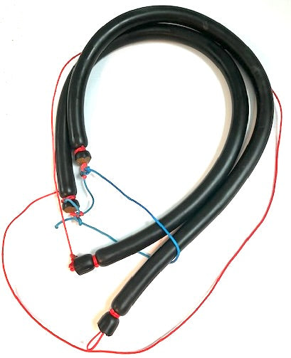 Roller Rubbers  Pre -made 16mm Black