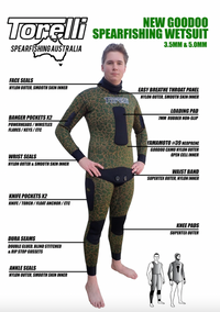 TORELLI  GooDoo Opencell Wetsuit 3.5mm FREE LUBE OFFER!