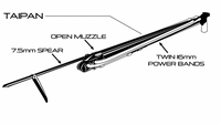 TORELLI TAIPAN CARBONFIBER SPEARGUN 1.1m (SOLD OUT)